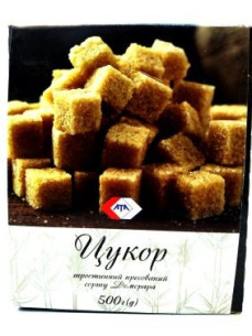 Цукор пресований коричневий 0,500 грм