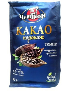 Чемпіон Какао порошок 80г