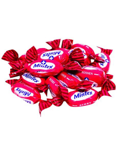 Цукерки карам. Mintex-Berry з см лим. та мент.