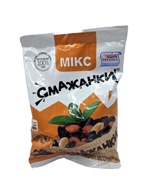 Смажанки Мікс насіння соняшника та арахісу 80г