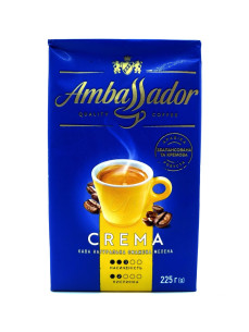 Ambassador Crema Кава мелена 225г