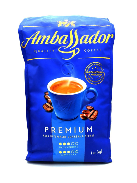 Ambassador Premium Кава зерно 1 кг
