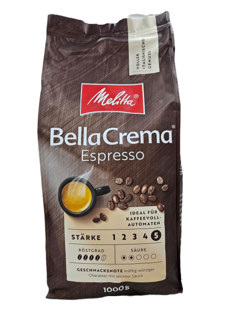 Melitta BellaCrema espresso Кава зерно 1кг