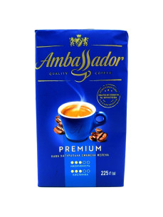 Ambassador Premium Кава мелена 225г