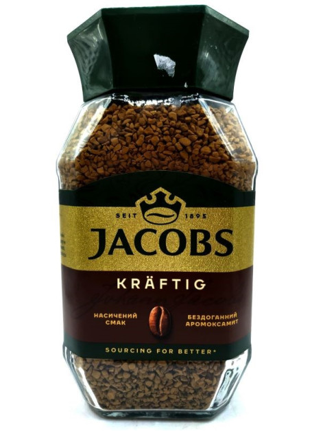 Jacobs Kraftig Кава розчинна с/б 190г
