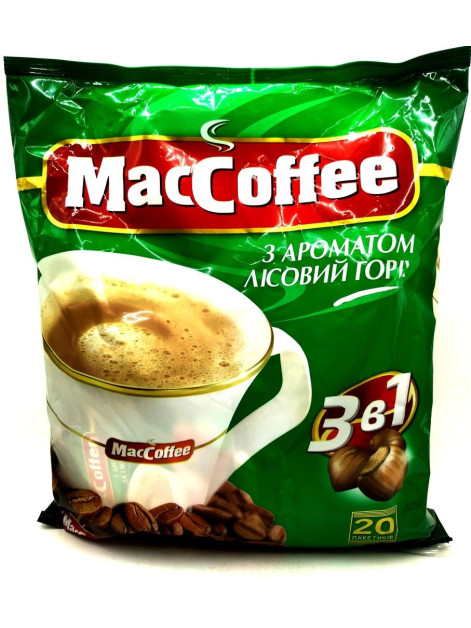MacCoffee 3 в 1 лісовий горіх 20п