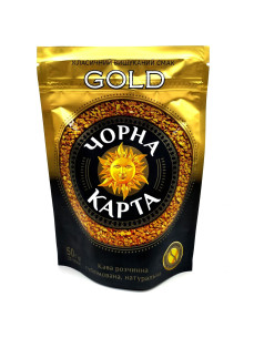 Чорна карта Gold Кава розчинна 50г