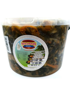 Морська капуста форель / кальмаром 3л