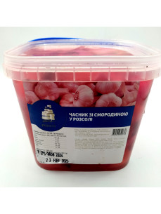 Часник маринований червоний/білий 1л