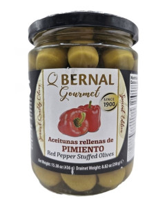 Bernal Оливки фарш. болгарським перцем 436г