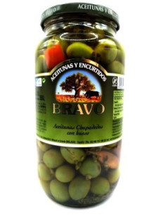 Bravo Aceitunas Cbupadedos Оливка з кісточкою с/б 1л