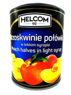 Helcom персик половинки в сиропі 820г
