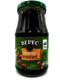Верес Конфітюр Вишневий с/б 370г