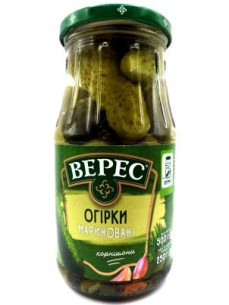 Верес Огiрки мариновані 500г
