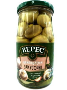 Верес Шампіньйони мариновані с/б 730г