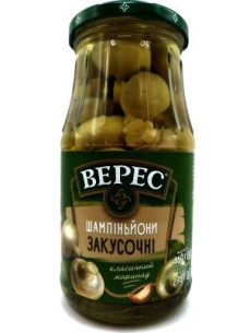 Шампiньйони ТМВерес Закусочні 460 гр