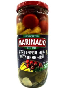 Marinado Овочеве Тріо асорті с/б 500г