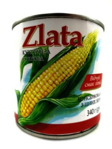 Кукурудза Злата консервована 0,340 гр
