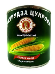 Фортуна Кукурудза консервована 420г