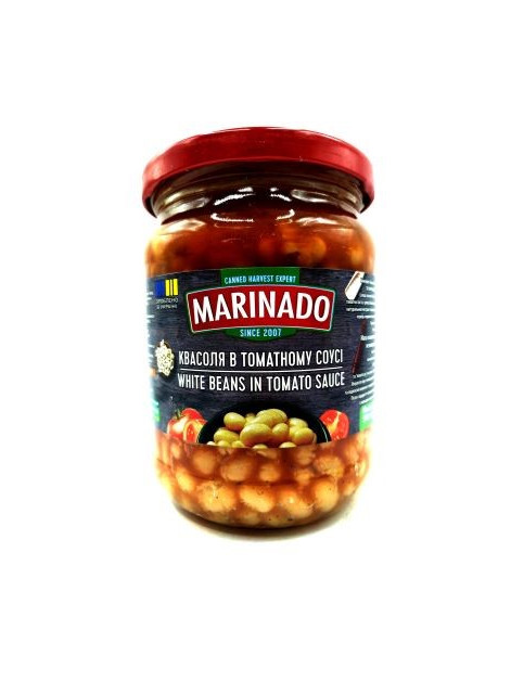 Marinado Квасоля в томатному соусі 460г