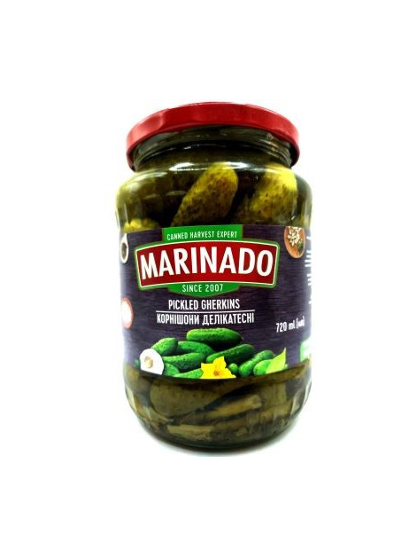 Marinado Корнішони с/б 720г