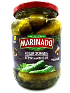 Marinаdo Огірки мариовані с/б 720г