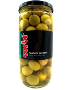 Corbi Aceituna Sevillana Оливка з кісточкою с/б 700г