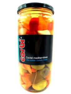 Corbi Оливка коктель Mediterraneo с/б 700г
