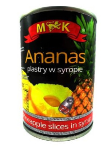 MK Ананас кільцями з/б 565г