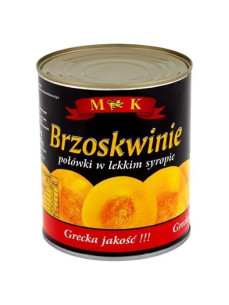 MK Персик половинки в сиропі ж/б 820г