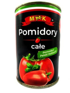 MK Томати пелатті цілі очищені з/б 400г
