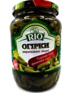 Rio Огірки мариновані пікулі с/б 700г