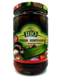 Гриб маринований Груздi - Шиiтаке ТМ Rio 0,250 грм
