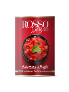 Rosso Gargona Томати різані кубиками в томатному соці 2,5кг