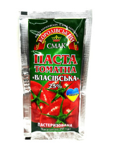 Кор. смак Томатна паста Власівська 70г