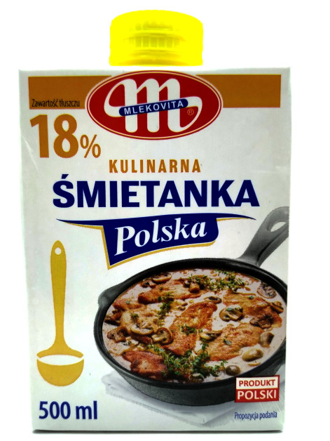 Mlekovita Вершки 18% 500мл