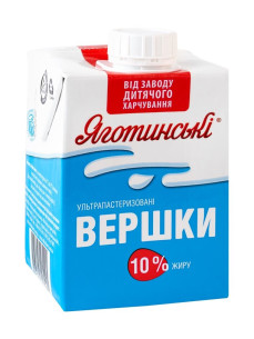 Яготинське Вершки 10% 500мл