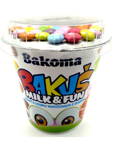 Bakoma Йогурт з маршм. / шоколодним драже 135г