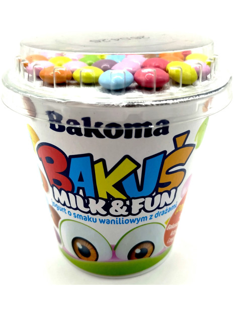 Bakoma Йогурт з маршм. / шоколодним драже 135г