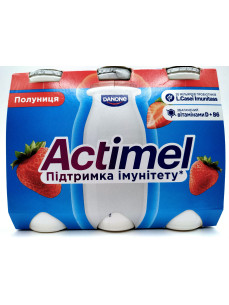 Актимель продукт 1,4% в асортименті 100мл 6 шт