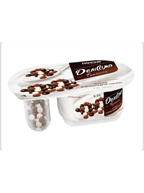 Деліссімо Йогурт десерт в асорт. 6,3% 100г