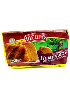 Щедро Маргарин Пампушок 72% 250г