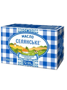 Масло ТМ Смакосир Солодковершкове сел 72,5