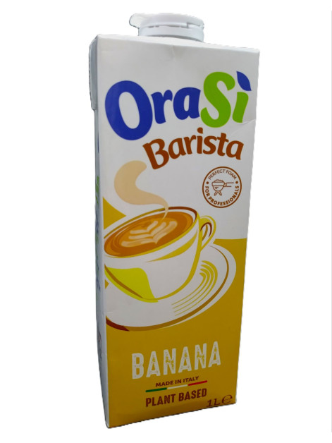 OraSi Barista Напій соєвий зі см. банану 1л