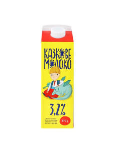 Молокія Молоко 3,2% Казкове 870г