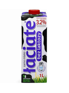 Laciate Молоко без лактозне 3,2% 1 л