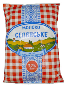 Селянське Молоко 3,2% ДП 900г