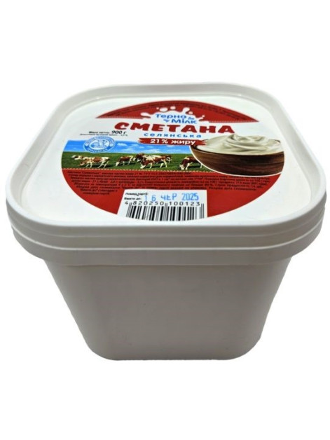 ТерноМілк Сметана 21% відро 900г