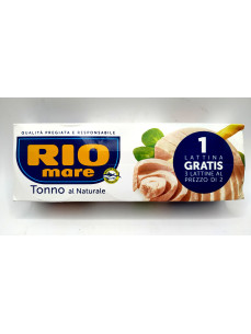 Rio Mare Тунець у власному соці / в олії 3*80г