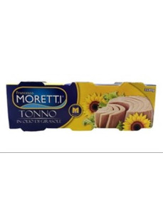 Тунець Moretti в в олії 3 *80 грм (240г)